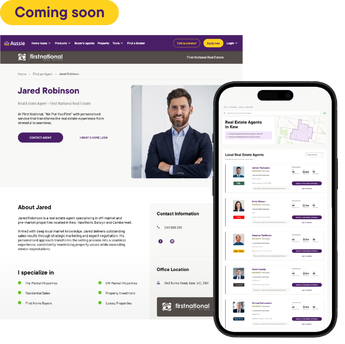 Real estate agent illustration